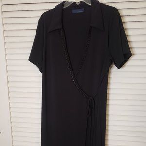 Excellent Condition Venezia L Wrap Black Dress LBD
